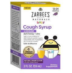 Zarbee’s Children Cough Syrup - Giảm Ho Cho Bé Trên 1 Tuổi