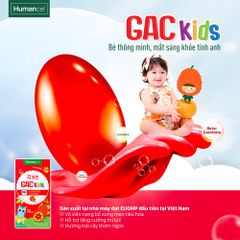 Viên nhai bổ mắt GAC Kids - SP từ gấc, chứa men tiêu hóa
