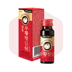 An cung ngưu hoàng Kwangdong Hàn Quốc dạng nước lốc 10 chai x 50ml