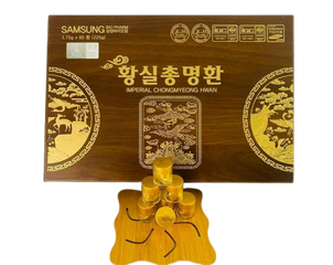 Viên bổ não hoàng gia hộp gỗ 60 viên Samsung Bio Pharm Hàn Quốc