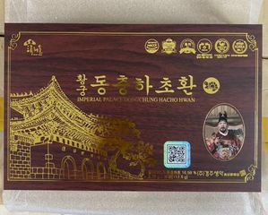 Đông trùng hạ thảo hoàng cung hộp gỗ 30 viên Hàn Quốc
