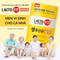 Men Vi Sinh Lacto- Fit Gold Hỗ Trợ Đường Ruột Khỏe Mạnh (50 gói x 2g)