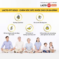 Men Vi Sinh Lacto- Fit Gold Hỗ Trợ Đường Ruột Khỏe Mạnh (50 gói x 2g)