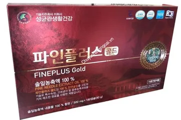 Viên Uống Thông Đỏ Fineplus Gold Cao Cấp Hàn Quốc, Hộp 180 Viên