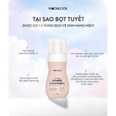 Dung Dịch Vệ Sinh Phụ Nữ MoonLook Bọt Tuyết 150ml - Làm Sạch Nhẹ Nhàng, Ngăn Ngừa Vi Khuẩn, Cân Bằng pH, Thư Giãn Sảng Khoái