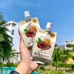 Nước Hồng Sâm Linh Chi Đông Trùng Hạ Thảo Chunho Ncare Hàn Quốc - Hỗ Trợ Tăng Cường Sức Khỏe & Đề Kháng, Hộp 30 Gói x 80ml