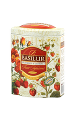 Trà Trái Cây Basilur Vị Dâu Tây & Dâu Rừng (Hộp Thiếc)