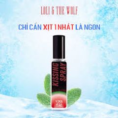 Xịt Thơm Miệng Kissing Spray Loli The Wolf Vị Dưa Hấu 20Ml