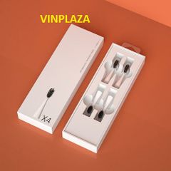 Bộ 4 Đầu Bàn Chải Đánh Răng Điện Mipow i3 Plus Ultrasonic - Thiết Kế Siêu Mỏng và Tiện Lợi Cho Du Lịch, Bảo Vệ Sức Khỏe Răng Miệng