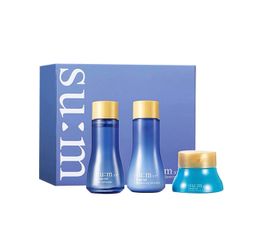 Set Su:m 37 Xanh - Bộ 3 Sản Phẩm Dưỡng Ẩm Sáng Da Gồm Toner, Sữa Dưỡng, Kem Dưỡng Gel - Chăm Sóc Da Mịn Màng, Tươi Trẻ