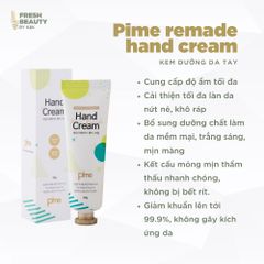 Kem tay Pime Remade Handcream làm mềm da, cải thiện nứt nẻ, khô ráp