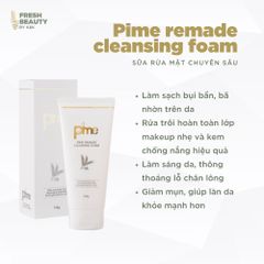 Sữa Rửa Mặt Dịu Nhẹ Pime Cleansing Foam - Chăm Sóc Da Nhạy Cảm, Giảm Mụn, Từ Thiên Nhiên, Làm Sạch Sâu, Không Kích Ứng