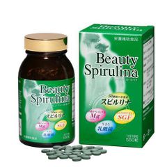 Tảo Beauty Spirulina Nhật Bản giúp đẹp da, tăng sức đề kháng 550v
