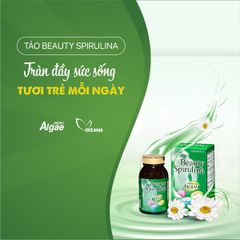 Viên Uống Tảo Beauty Spirulina Nhật Bản 550 Viên - Tăng Cường Sức Đề Kháng, Làm Đẹp Da, Chống Lão Hóa, Hỗ Trợ Tiêu Hóa