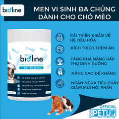 Men vi sinh 4-in-1 cho chó mèo PetUp Bioline