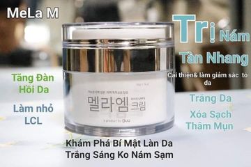 Kem trị nám tàn nhang Dr.MH Mela Q Plus 50ml - Sản phẩm Hàn Quốc giúp mờ nám, dưỡng sáng da, trẻ hóa da.