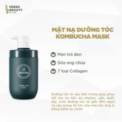 Mặt nạ tóc BRITISH M Kombucha Mask 750g - Phục hồi chuyên sâu cho tóc hư tổn, dưỡng ẩm và làm mượt, phù hợp với nam nữ