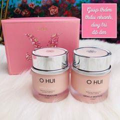 Set Kem Dưỡng Ẩm Ohui Miracle Moisture Cream 120ml - Giúp Căng Mịn Da, Dưỡng Ẩm Tự Nhiên, Phù Hợp Mọi Loại Da