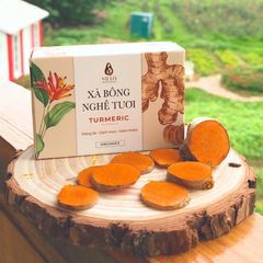 Xà Bông Nghệ Tươi Mela Giúp Sáng Da Mờ Thâm