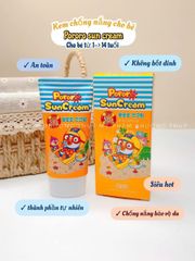 Kem Chống Nắng Cho Bé Pororo SPF 50+ PA++ - Kem Chống Nắng Tự Nhiên, Chống Nước An Toàn cho Da Trẻ Em, Bảo Vệ khỏi Tia UV