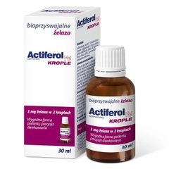 Sắt hữu cơ dạng nhỏ Actiferol 30ml cho trẻ sơ sinh, người lớn