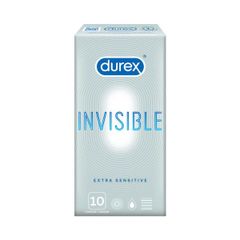 Bao Cao Su Siêu Mỏng Durex Invisible Hộp 10 Cái