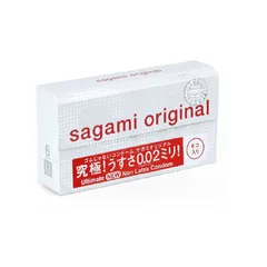 Bcs Sagami 0.02 mm Original Siêu Mỏng Nhật Bản Hộp 6 Chiếc