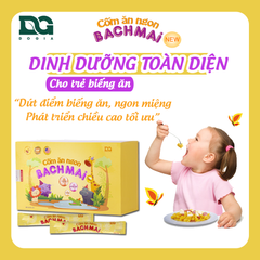 Cốm ăn ngon Bạch Mai new Hộp 30 gói giúp bé ăn ngon miệng