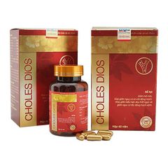 Combo 2 hộp Choles Dios Hỗ Trợ Giảm Mỡ Máu Hiệu Quả