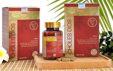 Combo 2 hộp Choles Dios Hỗ Trợ Giảm Mỡ Máu Hiệu Quả