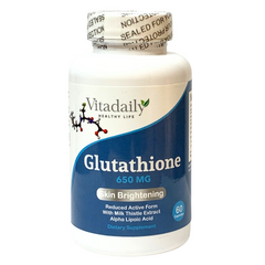 Viên Uống Trắng Da, Giảm Nám Glutathione Của Mỹ, Lọ 60 viên