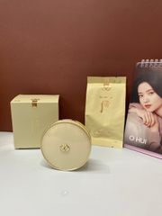 Set Phấn Nước Chống Nắng Whoo Luxury Golden Cushion Tone 21 - Giúp Che Phủ Khuyết Điểm và Dưỡng Sáng Da, SPF50+/PA+++