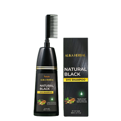 Dầu Gội Phủ Bạc Alika Màu Đen 200ML - Nhuộm Tóc Đen Tự Nhiên, Công Nghệ Thế Hệ Mới, Phục Hồi Tóc Khỏe Mạnh