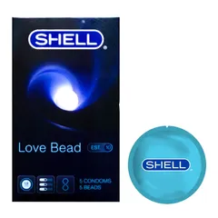 Bao Cao Su Shell Love Bead Bi Tăng 15mm Hộp 5 Cái 81182