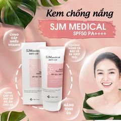 Kem Chống Nắng SJM Medical SPF50 PA++++ - Chống UV Hoàn Hảo, Dưỡng Ẩm, Phù Hợp Mọi Loại Da, Xuất Xứ Hàn Quốc
