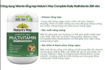 Vitamin Tổng Hợp Nature’s Way Complete Daily Multivitamin