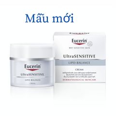 Kem dưỡng ẩm Eucerin Lipo Balance 50mL Cho Da Khô