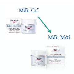 Kem dưỡng ẩm Eucerin Lipo Balance 50mL Cho Da Khô