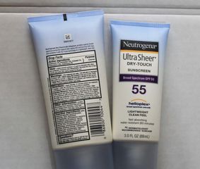Kem chống nắng Neutrogena SPF55 Ultra Sheer Dry-Touch Set 147ml+88ml