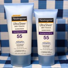 Kem chống nắng Neutrogena SPF55 Ultra Sheer Dry-Touch Set 147ml+88ml