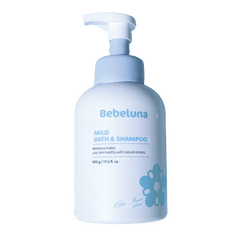 Sữa tắm gội dịu nhẹ toàn thân cho bé Bebeluna Hàn quốc 500ml