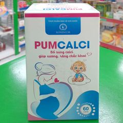 Viên uống Pumcalci Giúp Bổ Sung Calci Cho Xương, răng chắc khỏe