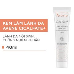 Kem Dưỡng Avene Cicalfate Cream 40mL - Phục Hồi Da, Lành Sẹo Mụn, Giúp Tái Tạo và Bảo Vệ Da Hư Tổn, Chăm Sóc Da Mặt Chất Lượng cao