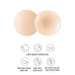 Miếng Dán Ngực Silicon Nhiệt Tự Thân Eblin - Chất Liệu Mềm Mỏng, Duy Trì Hình Dáng Tự Nhiên, Không Cần Bra