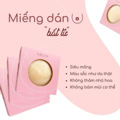 Miếng Dán Ngực Silicon Nhiệt Tự Thân Eblin - Chất Liệu Mềm Mỏng, Duy Trì Hình Dáng Tự Nhiên, Không Cần Bra