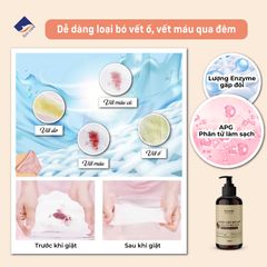 Nước giặt đồ lót hữu cơ bồ hòn Ecocare hương Cam Bạc Hà 300ml