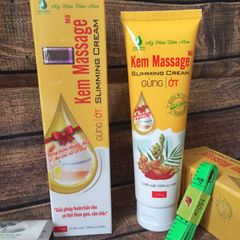 Kem Massage Hỗ Trợ Tan Mỡ Bụng Gừng Ớt Ngân Bình