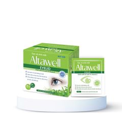 Gạc Vệ Sinh Mắt Altawell Eyelid Wipes - Hộp 20 Gói, Làm Sạch và Giảm Kích Ứng Mắt Hiệu Quả, Tiện Lợi Cho Người Dùng