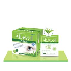 Gạc Vệ Sinh Mắt Altawell Eyelid Wipes - Hộp 20 Gói, Làm Sạch và Giảm Kích Ứng Mắt Hiệu Quả, Tiện Lợi Cho Người Dùng