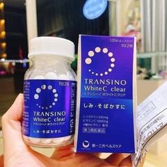 Viên uống hỗ trợ trắng da, giảm nám Nhật Bản White C Clear Transino